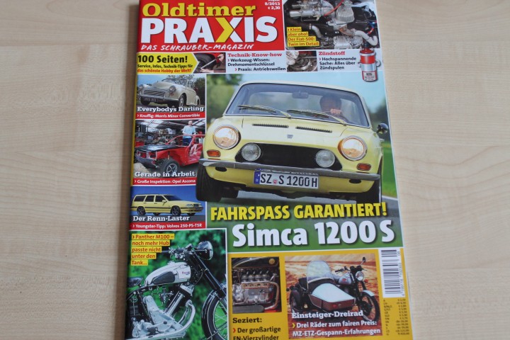 Deckblatt Oldtimer Praxis (08/2013)